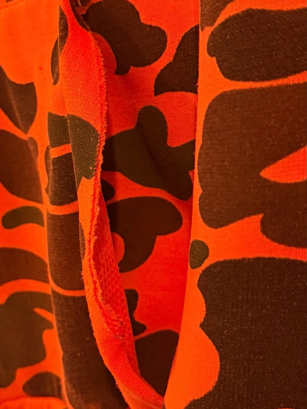 🦺 Vintage (1980s) High-Vis Camo Zip-Up Hoodie 🦺
